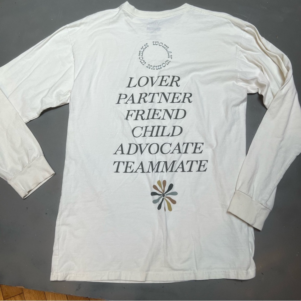 Vans Love White Long Sleeve Graphic Tee